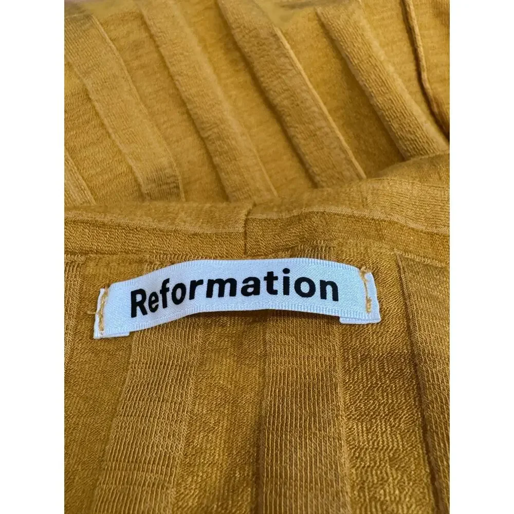 Reformation mustard yellow
